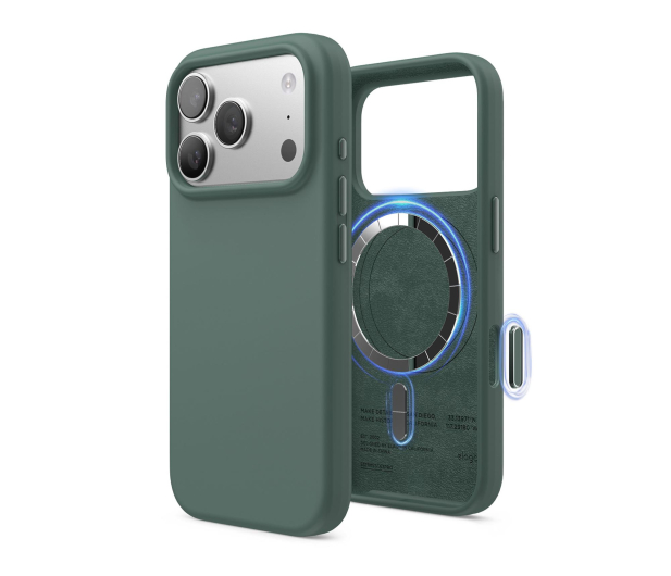 Elago Magsafe Silicon Case do iPhone 17 PRO Midnight Green ES17MSSC63PRO-MGR - 1360432 - zdjęcie